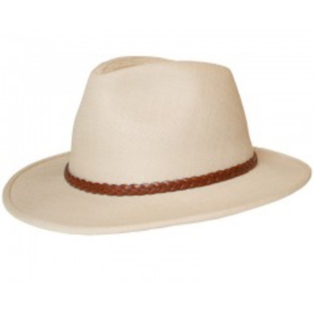 Wide Brim Fedora Hat Felt Panama Style 3" Brim Braided Women Ivory Fall Classic